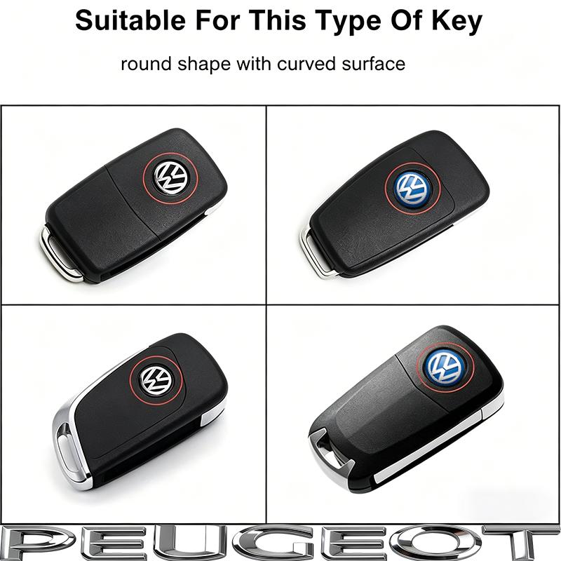 Car Door Keyhole Sticker Auto Lock Decoration Protection Decal For VW GTI Polo Golf MK6 MK7 MK8 Passat B6Tiguan CC T-ROC Hub Cap vhcp29