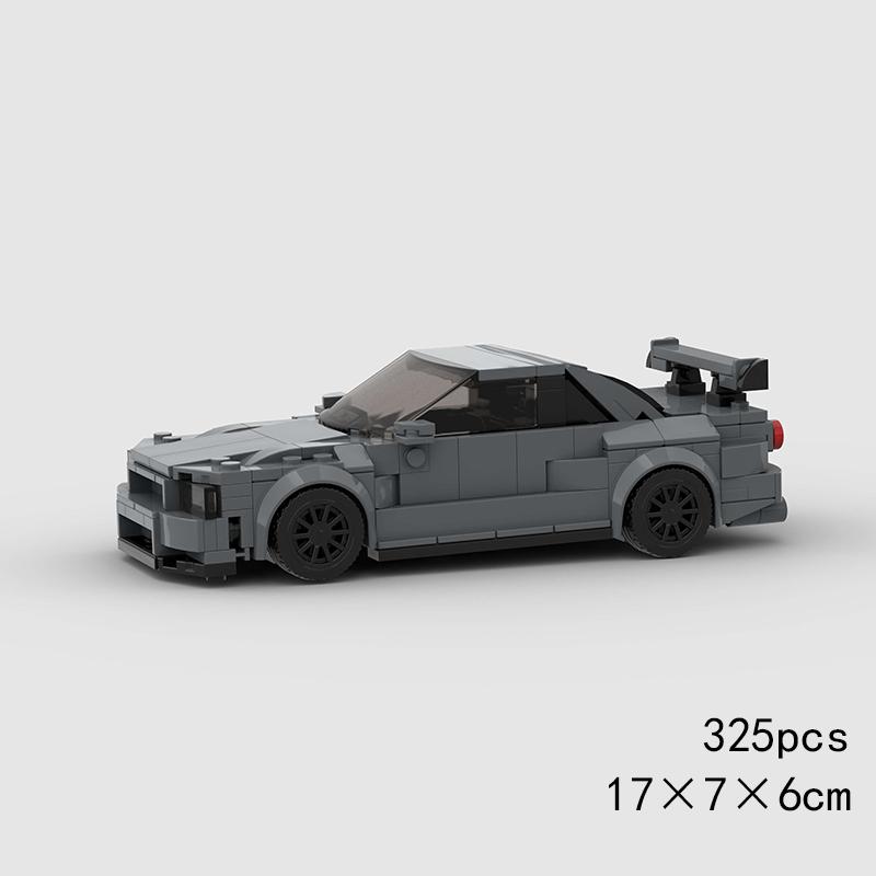 MOC Скорость Спорт Супер Гоночный Автомобиль Модель Строительные Блоки DIY Кирпичи Город Технический Ралли Отличный Гоночный Автомобиль Рождественский Подарок Игрушка