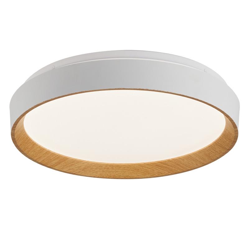 Nordic Japanese Style Round LED Ceiling Lamp for Bedroom - Eye Protection and Home Decor Lighting