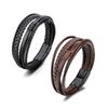 Color Accessories Vintage Gift For Men Women Leather Bracelet Bangles Braided Bracelets Jewelry