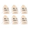 6pcs Bachelor Party Gift Bags with Drawstring Linen Party Favors Bachelor Bridal Shower Pouches for