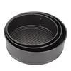 3Pcs Cake Pan Set Prevent Sticking Round Springform Pan with Removable Bottom Baking Tool for
