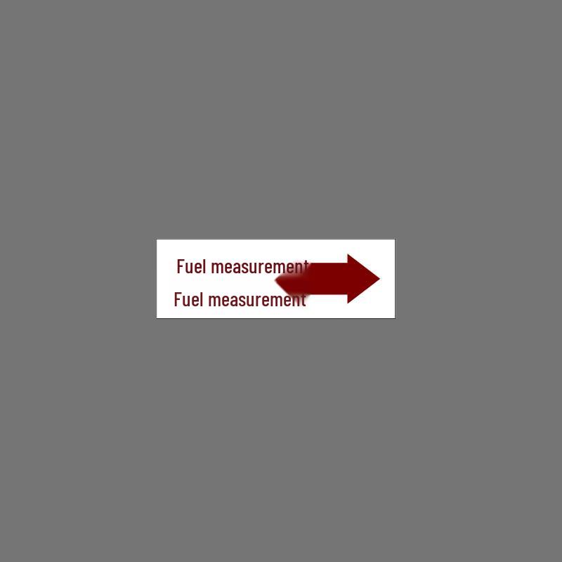 Glow-in-the-Dark Directional PVC Sticker