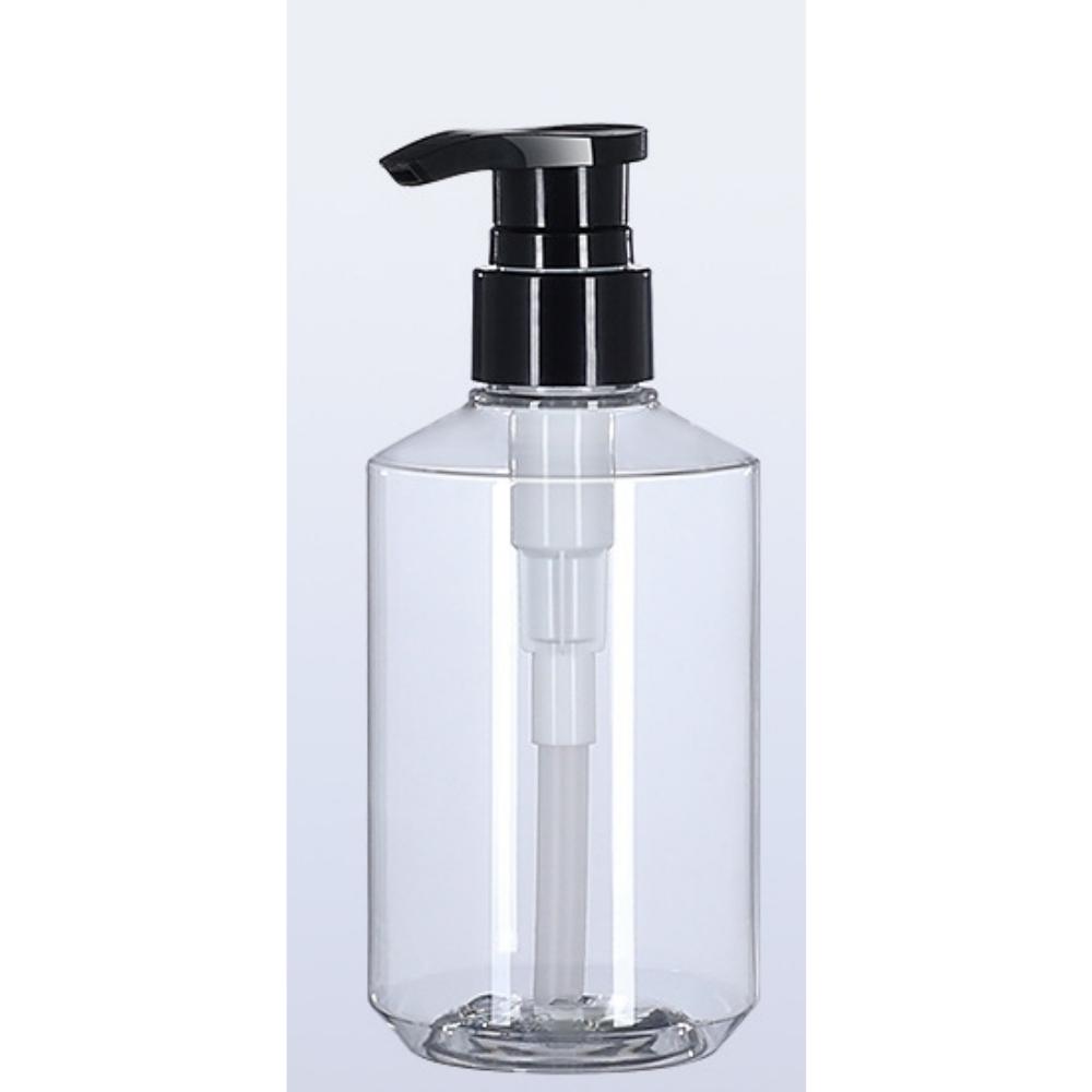300ml 500ml PET Refillable Pump Bottles Empty Plastic Shampoo Bottles with PP Pump Head Leak Proof Travel Cosmetic Containers