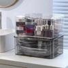 Transparent Cosmetics Storage Box Plastic Phone Case Organizer Facial Mask Storage Box  Sundries