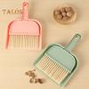 Small Broom with Dustpan Set with Handle Soft Bristles Handheld Countertop Mini Dust Pan with Broom Sweeper Set