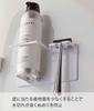 Yamazaki Magnetic Bathroom Shaver Foam Shaver X X Floating Razor 5512 & Holder, White, Approx. W14.5 D6.6 H8cm, Tower, Storage, Storage,