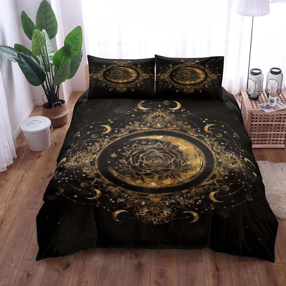 Комплект постельного белья Indigo Cloud Vintage King Queen Double Full Twin Single Size Duvet Cover Set