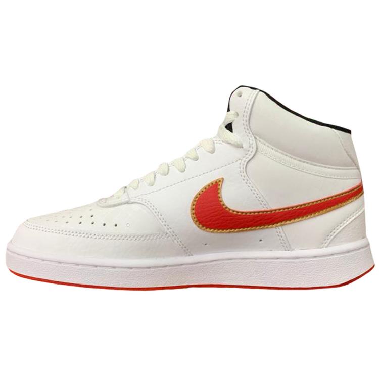 Nike Court Vision Mid White / Red Women's (Unisex) Skateboard Shoes DD8494 169