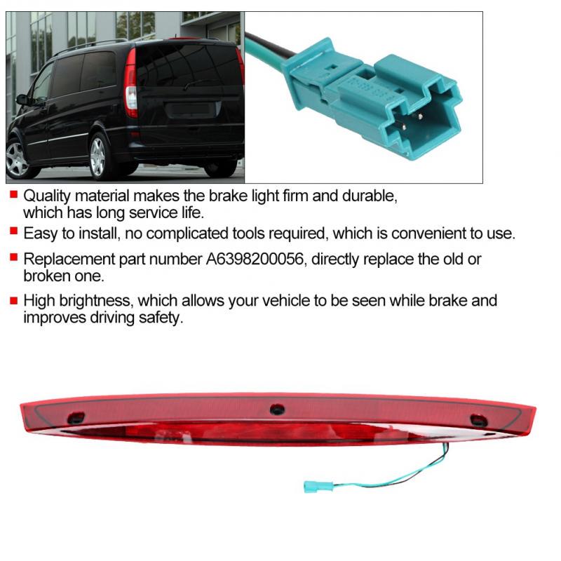 Автомобильный высокий стоп-сигнал с высоким креплением, подходит для W639 Viano
