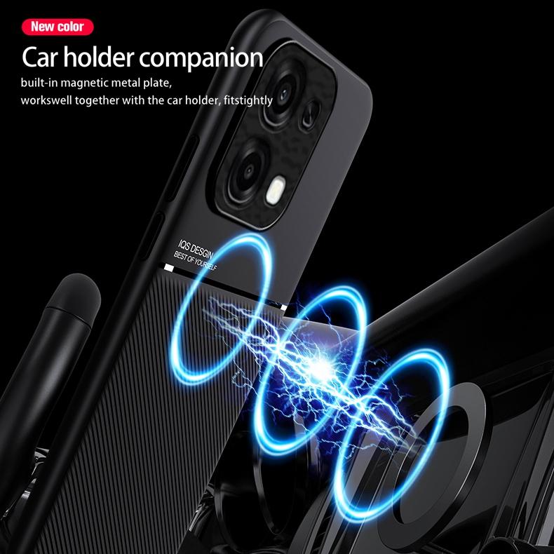 Прочный нескользящий чехол для OPPO A6 Pro 5G 4G Защитная крышка Магнитный держатель-присоска Coque Fundas Capa