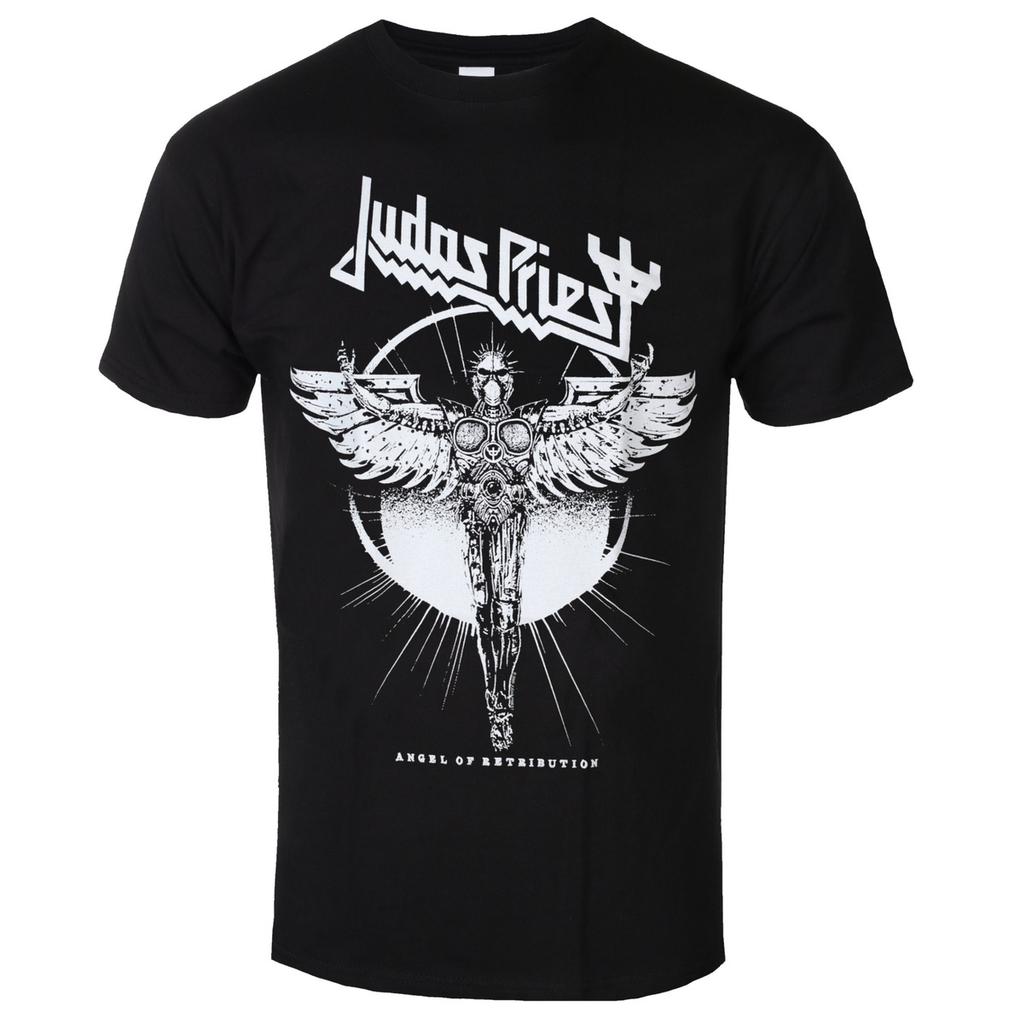 New Summer Judas Priest Graphic Cotton Tshirt Unisex Summer Short Sleeve Fashion Brand Tee Luxury Casual Vintage Tees