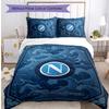 Napoli FC Printed 3PCS Bedding Set Breathable Duvet Cover with Pillowcases Decorative Bed Linen for Bedroom Home