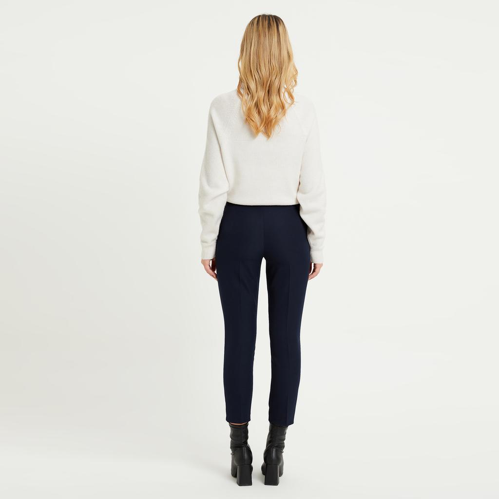 Женские брюки-сигареты с высокой талией в офисном стиле, элегантная одежда, современная рабочая комбинация, качество, сделано в Турции