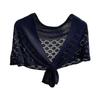Weave Knitted Hollow Shawl Cross Blouse Shoulder Fake Collar  Autumn/Winter/Spring/Summer