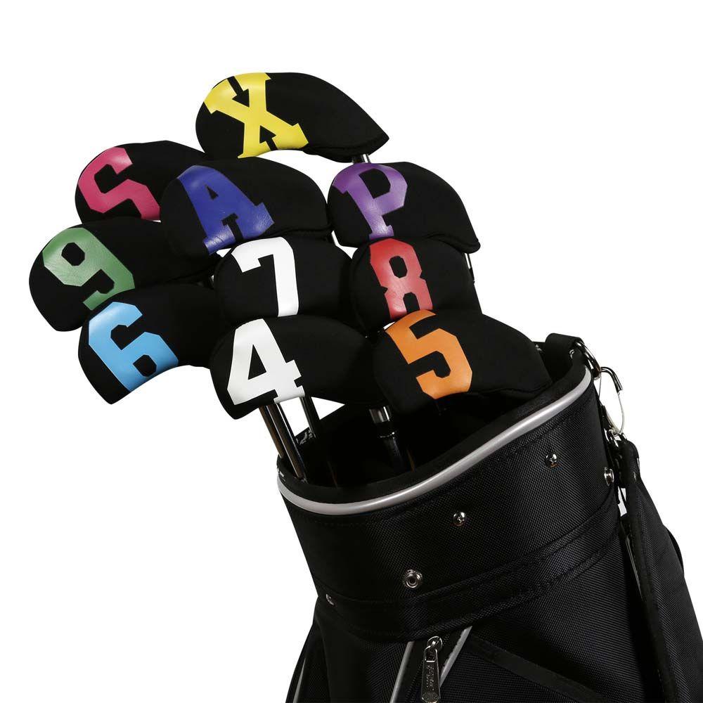 Golf Putter Accessories Golf Iron Headcover Golf Iron Covers Set Golf Head Cover Protector Case