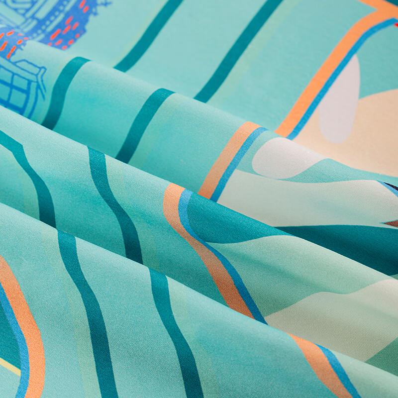 Hengyuanxiang Mulberry Silk Square Scarf