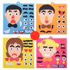 Non-Woven Five Sense Organs DIY Assembling Puzzle Jigsaw Children Training Toy