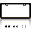 Black White Camouflage License Plate Frame Branches Trunks Camo License Plate Frames Personalise Stainless Steel Funny Design Compatible With
