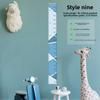 2M Height Child Growth Chart Wall Hanging Catoon Pattern Height Chart Growth Ruler Removable Height Measure Ruler