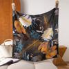 Temperament versatile silk wool scarf women's 1116 new silk wool square scarf neck protection and cold protection shawl for mother