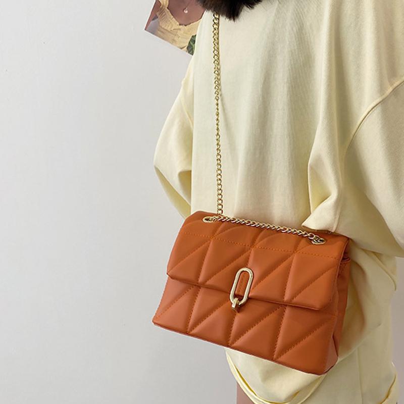 Yogodlns Роскошная сумка через плечо с вышивкой и цепочками для женщин, дизайнерская сумка-мессенджер с клапаном, модная брендовая сумка через плечо, сумка