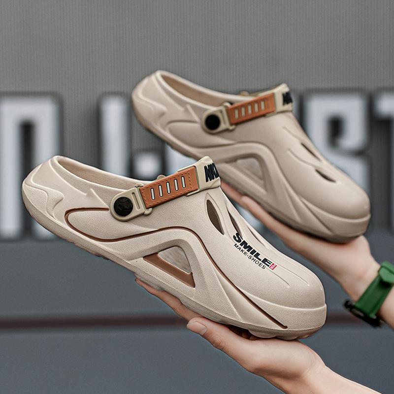 Высококачественные мужские тапочки EVA Classics Clogs Sandals Mens Outdoor Beach Slides Non-Slip Casual Beach Shoes