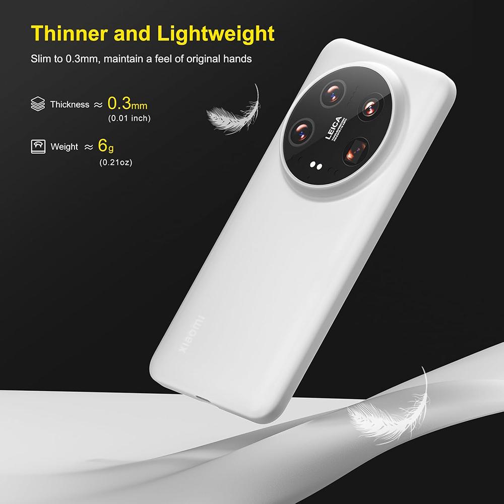 0,3 мм ультратонкий матовый чехол для Xiaomi Mi 15 14 13 13T Pro ультрапрозрачный матовый твердый чехол Fit Shell Anti-Fingerprints