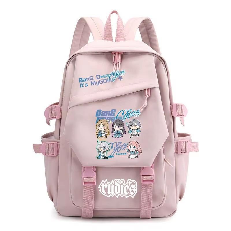 BanG Dream Its MyGO Backpack Boys Girl Teenage Anime School Bag Takamatsu Tomori Anon Chihaya Rana Pattern Stain Resistant Bags