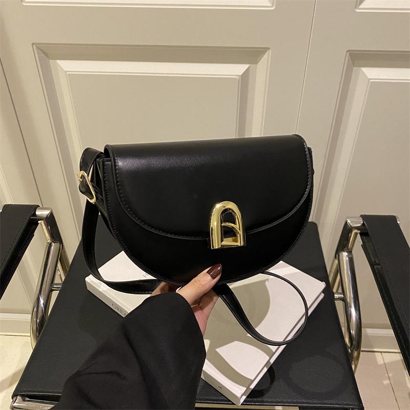 Ретро Сумка для Поездок Женская Высококлассная Сумка-Седло Повседневная Универсальная Одноплечевая Сумка Кроссбоди Для Ежедневного Использования AVE