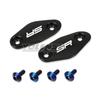 Motorcycle CNC Aluminum Rearview Mirrors Seat Decorative Cover Mirror Base Brackets For 675SR-R 675SR 675 SRR SR