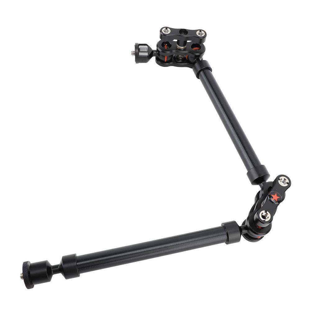 Camera Mount Adjustable Arm 530mm Double Sections Extension Metal Articulating Arm Stand