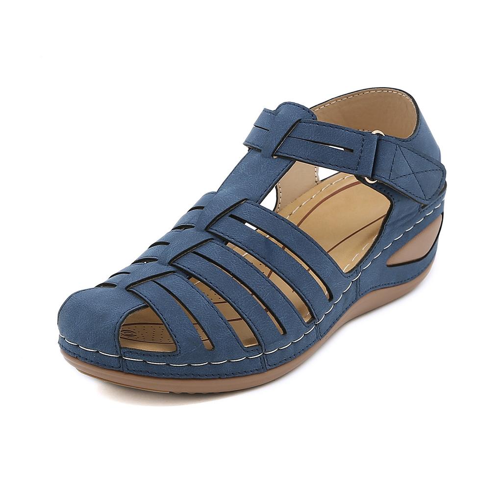 Plus Size Shoes for Women 36-43 Summer Fashion Women Platform Wedges Comfortable Non-slip Cover Toe Sandals Women Footwear