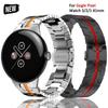 Роскошный ремешок из нержавеющей стали для Google Pixel Watch 3 41 мм Металлический браслет для GOOGLE Pixel Watch 2/1 45 Роскошные аксессуары для ремешка