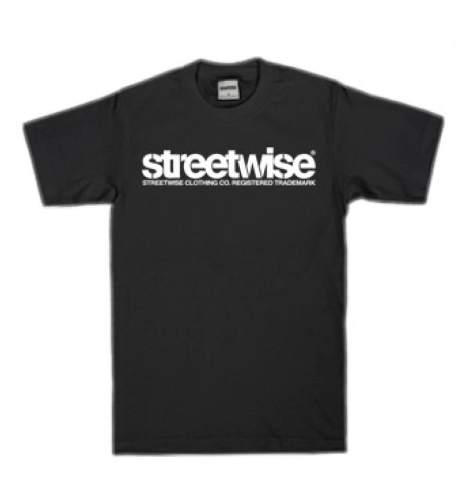 streetwise Stencil Graphic T-Shirt Black & White M-5XL