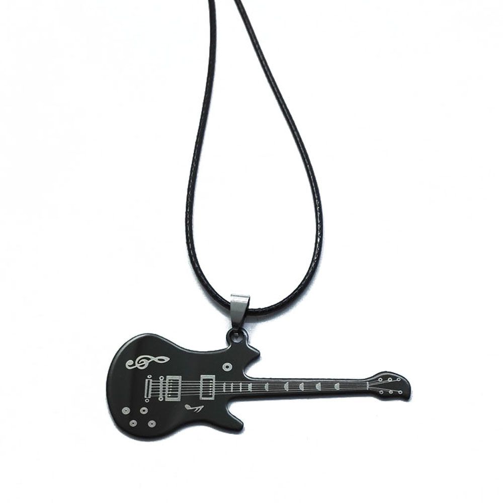 Trendy Guitar Music Sweater chain Pendant Necklaces Jewelry Fashion Accessories Clavicle Chain