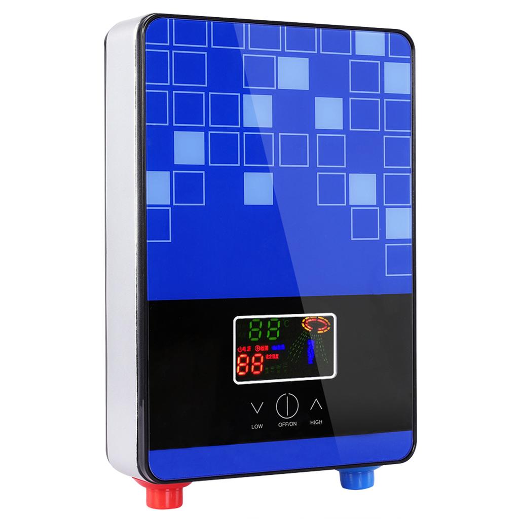 220V 6500W Tankless мгновенный электрический нагреватель горячей воды для домашнего душа в ванной комнате