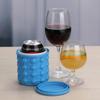 Silicone Ice Bucket With Lid And Scoop For Outdoor Picnic And Party Use
