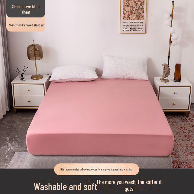 Нескользящее покрывало из стираного хлопка на резинке, пылезащитный чехол для матраса 1,8 м