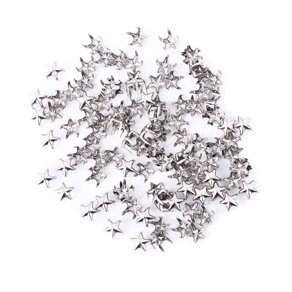 Metal Releasable for Hat,Bag,Clothes Quality Star Rivets DIY Studs Garment Supplies Sewing Decor