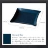 Am de Mas Small Item Tray, Tochigi Leather, Genuine Leather, Made in Japan, Tabletop, Accessories, Handmade, Simple, Lightweight, TY-006 (O Blue)