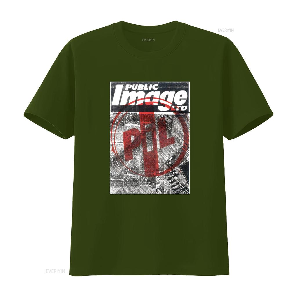 Pil Public Image Ltd Vintage Newspaper Print T Shirt Rockofftrade Merchandise Vintage Slightly Stylish Graphic