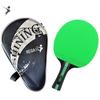 Regail 3 Star  High Elastic Colors Table Tennis Racket  Carry Bag Beginners Blue/red/green Ping Pong Paddle  Welcome