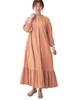 Maternity Nursing One Tiered Willow One Petticoat Before and After Giving Open Long Free Terracotta 10201100 [ANGELIEBE] Clothes, Piece, 2WAY, Hem,