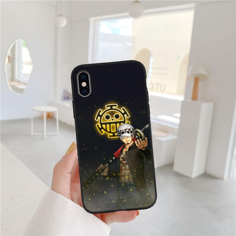 Art One Piece Soft Shell Phone Case for iPhone SE X XS XR 11 16E 17 Pro Max Air 8 7 6 6s Plus