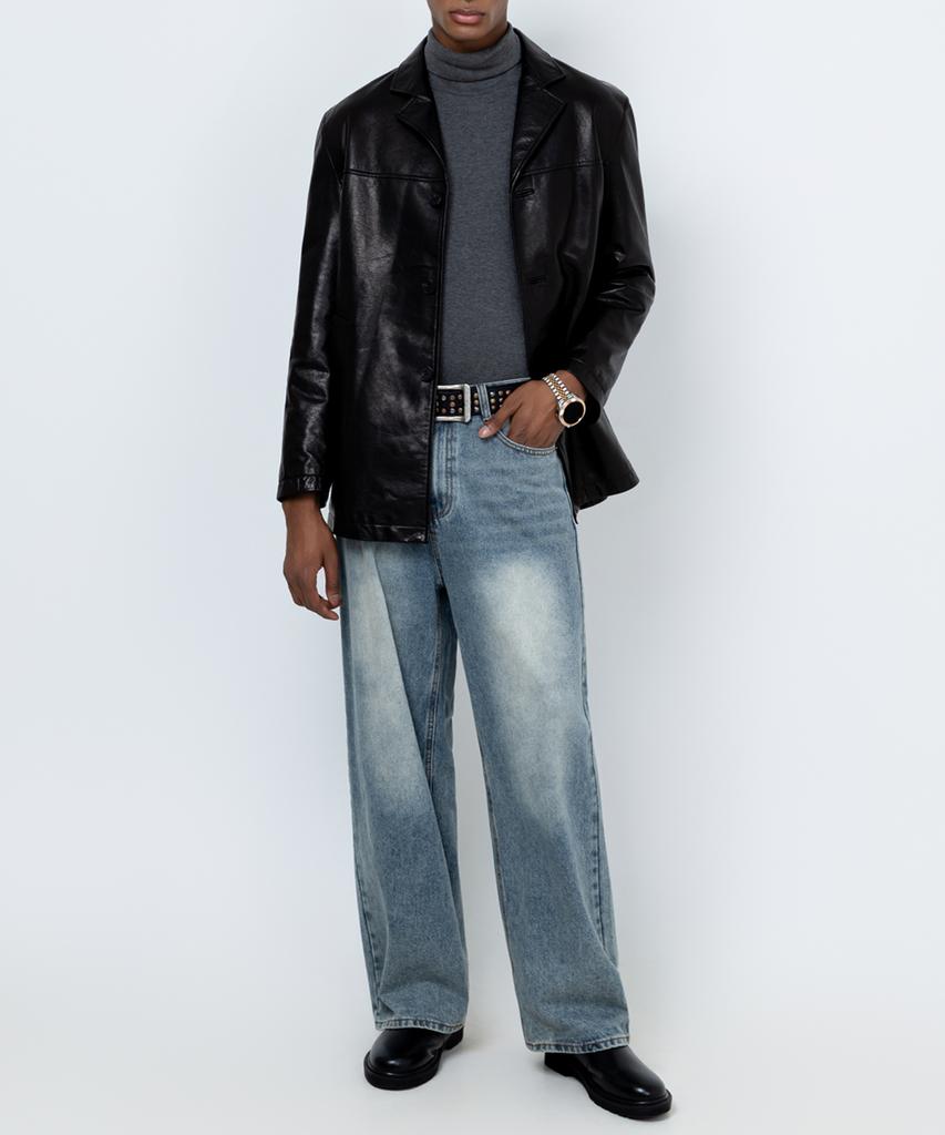 Strike Atelier Y3B Lambskin Blazer (Black)