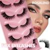5 Pairs 3D Lashes False Eyelashes Makeup Tools Natural Long Thick Volume Eyelashes Beauty Fluffy Eyelashes Fox