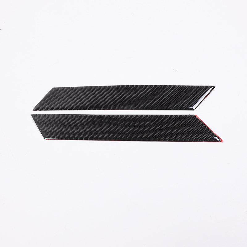 For Subaru Forester 2013 2014 2015 2016 2017 18 Soft Carbon Fiber Car Front Row Inner Handle Cover Trim Sticker Car