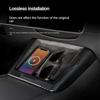 For Tesla Model 3 Highland 2024 ABS Wireless Charging Pad Panel Side Trim Decorative Strip Carbon Fiber Pattern Decorative Parts