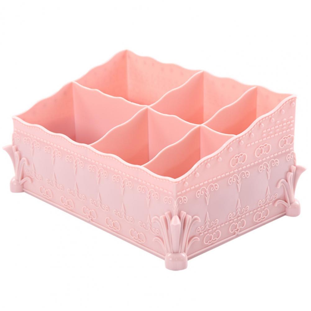 Коробка для хранения косметики, высокая прочность, АБС-пластик с несколькими сетками, контейнер для кистей для макияжа, корзина для ручек, настольная коробка для хранения мелочей